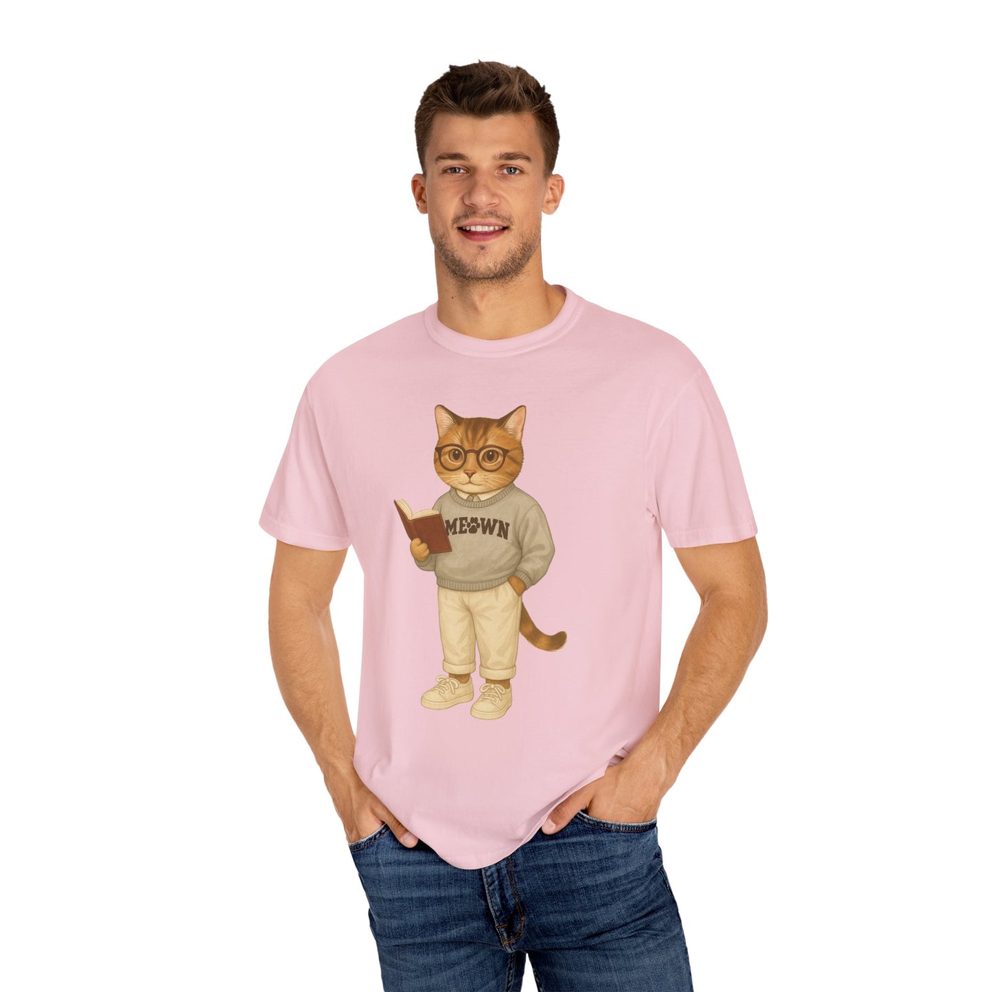 Ivy League Cats Brown T-Shirt| Cool Unisex T-Shirt