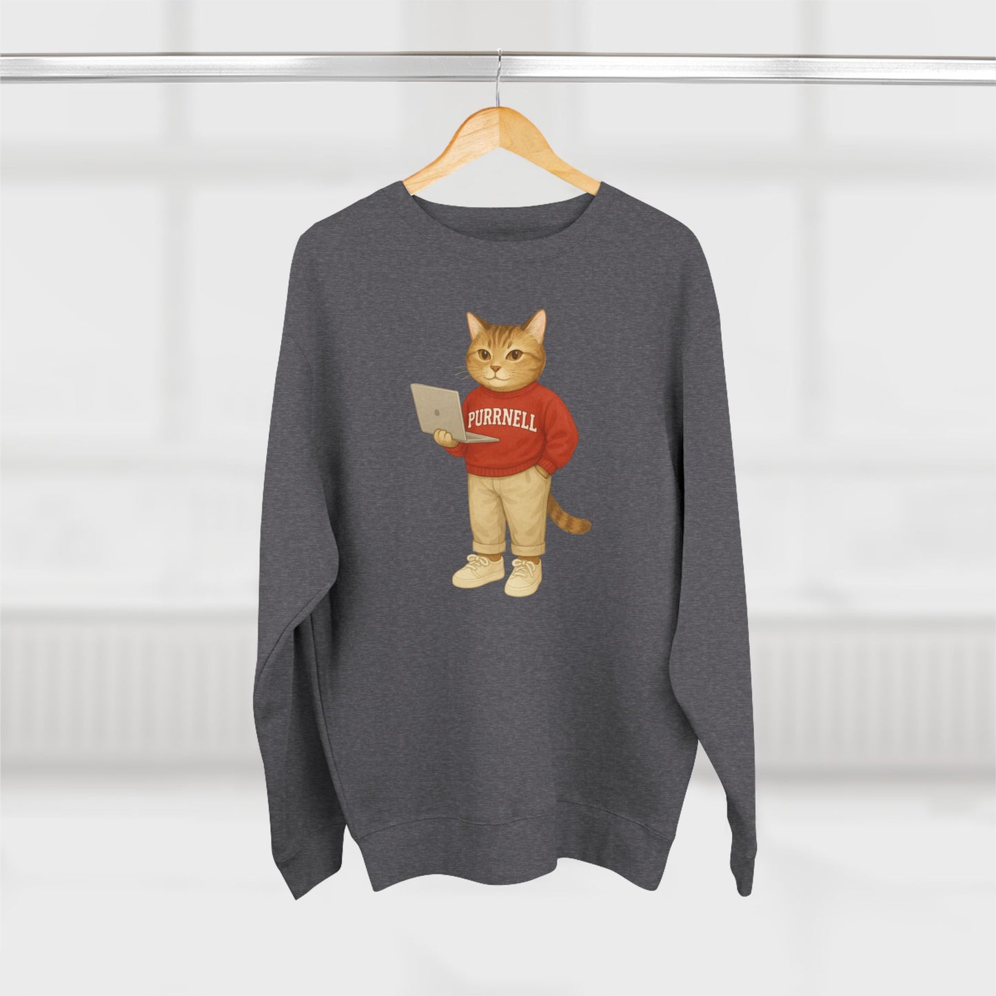 Ivy League Cats Cornell Sweatshirt| Cozy Unisex Crewneck